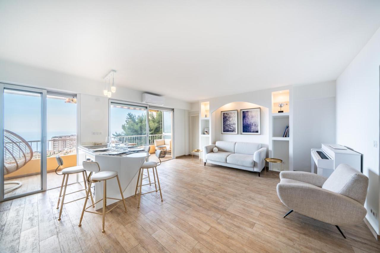 Monaco Border, Sea View, Terrace, Free Parking Διαμέρισμα Beausoleil Εξωτερικό φωτογραφία
