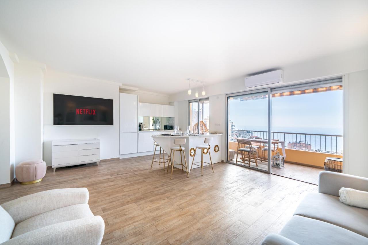 Monaco Border, Sea View, Terrace, Free Parking Διαμέρισμα Beausoleil Εξωτερικό φωτογραφία